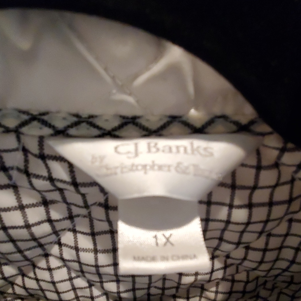 CJ Banks white vest 1X - Picture 2 of 4